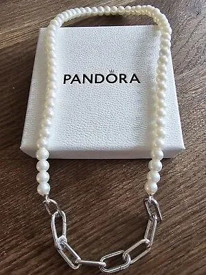 🦋Pandora ME Treated Freshwater Cultured Pearl Necklace 45cm🦋 • £120