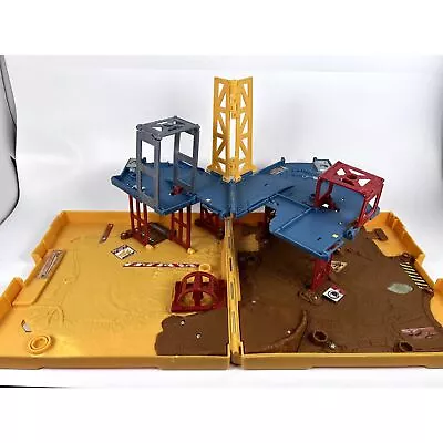 Matchbox Pop Up Construction Zone Adventure Set Fold And Go Play Set Incomplete • $9.94