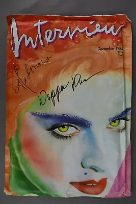 1985 Interview Madonna Andy Warhol Gucci Reprint Unopened Dapper Dan Signed LE • $199.99