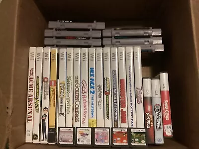 Nintendo Games SNESWIIWii U AND DS Pick And Choose (games Added 04/18/2024) • $8