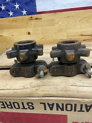 Vintage 1” Olympic Spin Lock Barbell Collars 1.5 Kg Dumbbell Weight Lifting • $60