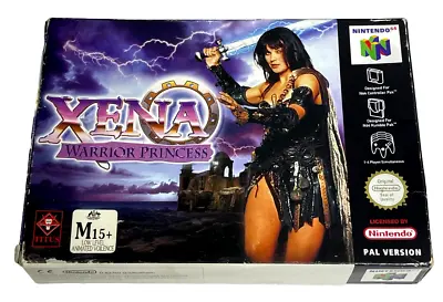 Xena Warrior Princess Nintendo 64 N64 Boxed PAL *No Manual* • $199.90