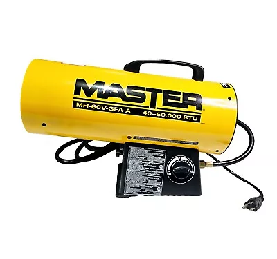  Master 40-60000 Btu Propane Forced Air Heater • $149.99