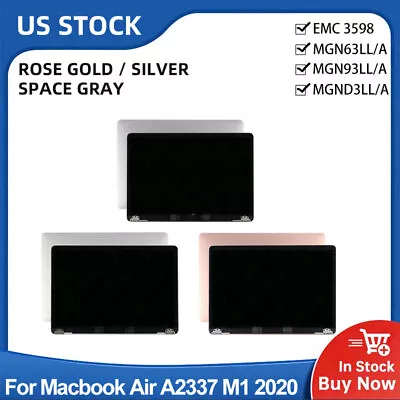 $175.59 • Buy A+ NEW For Apple MacBook Air A2337 M1 2020 LCD Screen Display Assembly MGN93LL/A