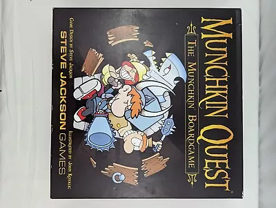 Munchkin Quest Board Game 1st Ed 5th Printing Steve Jackson 99+%Complete  • $29.56