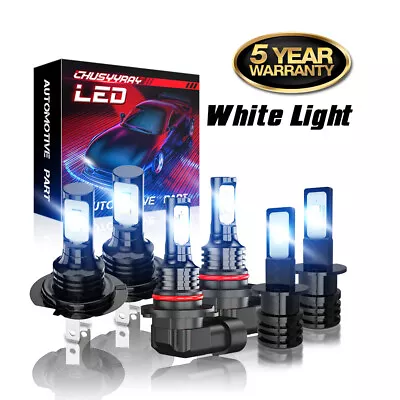 For Subaru Impreza 2006-2007 - LED Headlight Bulbs High Low Beam + Fog Light HKB • $29.99