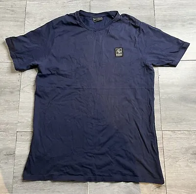 Beck And Hersey Mens Navy Blue T-Shirt Size M • £6.99