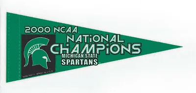 2000 Michigan State Spartans National Champs 9  Pennant Mateen Cleeves • $4.95