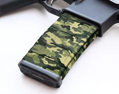 Magazine Wrap CAMO GREEN AR Vinyl Skin 5.56 .223 Airsoft ARM30-1010 • $12.99