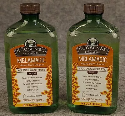 Melaleuca Ecosense MELAMAGIC Heavy-Duty Cleaner 4X Concentrated TWO 16oz Bottles • $39.99