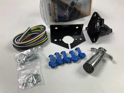 Hopkins 48405 6-Pole Round Trailer Connector Wiring Kit Vehicle & Trailer Ends • $13.99