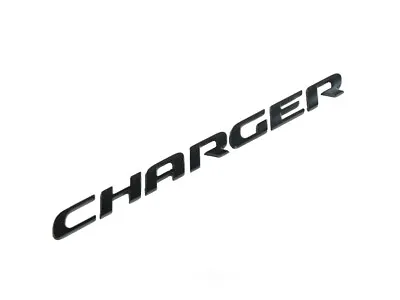 New Mopar Genuine 2015-2023 Dodge Charger Decklid Emblem Nameplate Badge (black) • $56.15