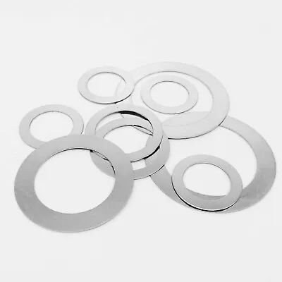 10/50X M2-M40 Stainless Steel Ultra Thin Flat Washer Ultrathin Shim Plain Gasket • £2.75