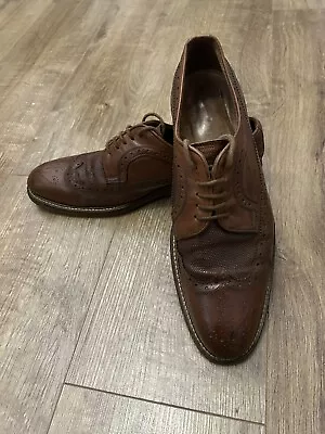 Men’s Charles Tyrwhitt Tan Brogue Shoes Size 10 • £15