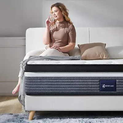 12 Inch Bed Mattress Full Size Gel Memory Foam And Innerspring Hybrid Mattress  • $169.99