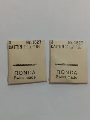 VINTAGE Rare Stem For CATTIN 66 Watch NOS In Box 3pcs. Ronda MORTIMA Watch  • $22.99