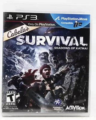 Cabela's Survival: Shadows Of Katmai (Sony PlayStation 3 PS3 2011) - New + • $29.95