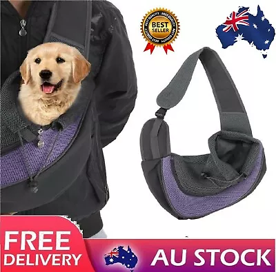 Pet Dog Cat Puppy Travel Outdoor Carry Bag Carrier Shoulder Pouch Sling Walking • $24.99