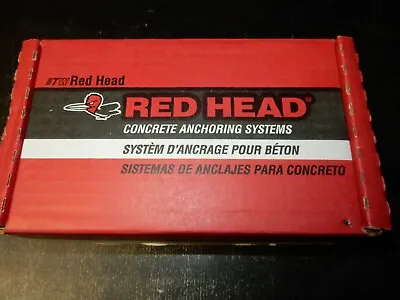 Concrete Anchoring Bolts Red Head Brand Box Of 10 5/8  X 4  • $14.95