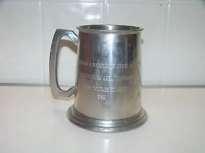 Fredericksburg Area Tournament 1982 Mug Cup Stein Trophy Pewter Tankard Leonard • $9.99