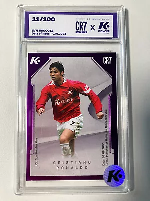 Kickoff By Zuju Story Of Greatness 2023 Cristiano Ronaldo Man Utd Epic 11/100 • £9.50