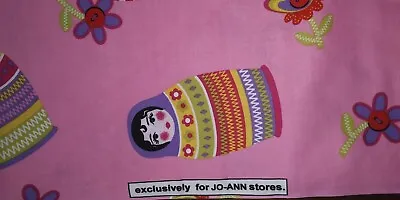 BTY Nesting Dolls Ethnic Cultural Native  Cotton Fabric • $5.98