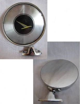 $45 • Buy VINTAGE CAR DOOR MIRROR W/ LOGO -- Fits ?