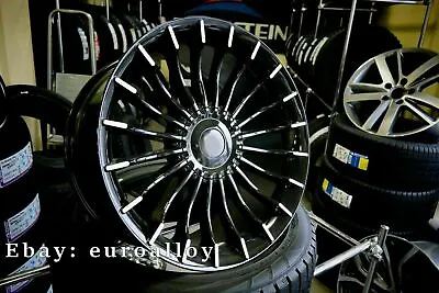 4x 21 Inch 5X120 ALPINA Style Rims For BMW 5 7 GT Black Concave Wheels New • $2716.46