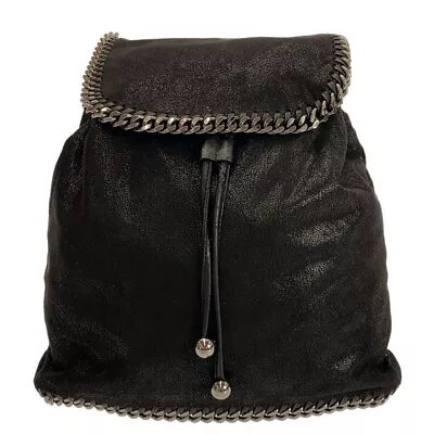 Auth Stellamccartney Falabella 340681 Black Fake Suede Synthetic Leather • $138