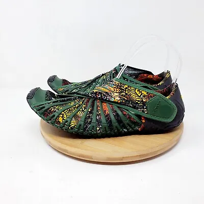 Vibram Furoshiki Shoes Mens 40 Green Wrap Wrapping Barefoot Minimalist US 8.5 • $69.95
