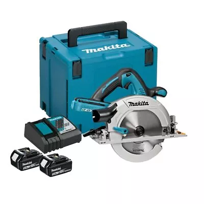 Makita DHS710RTJ Twin 18v LXT 190mm Circular Saw Inc 2x 5.0Ah Batts • £346.45