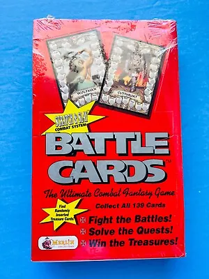 Battle Cards Combat Fantasy Game Sealed Box 1993 Merlin Collections • $8.99