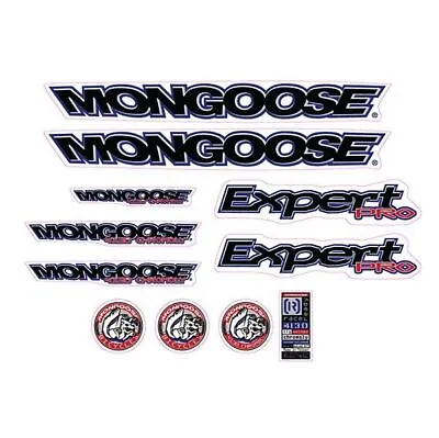 1997 Mongoose - Expert Pro - Black Blue Decal Set • $56.95