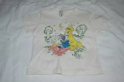 JC Penny Single Stitch Toddle Time Sesame Street Muppets Shirt Grover Big Bird • $63.57