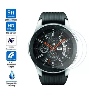 2x Tempered Glass Screen Protector For Samsung Galaxy Gear Watch 46/42mm S2 S3 • $4.15