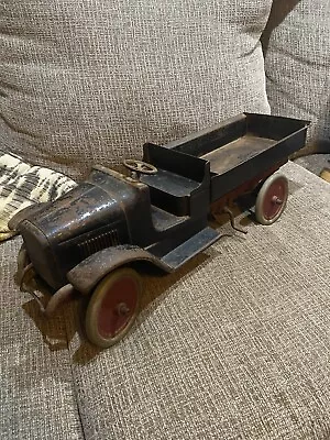 Vintage 1920s Buddy L Pressed Steel Dump Truck 24” • $132.50