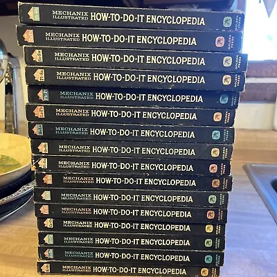 16 Mechanix Illustrated How To Do It Encyclopedia Set Golden Press Book NICE! • $40