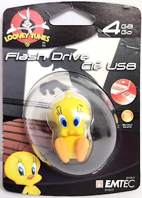 EMTEC - Looney Tunes Tweety 4GB USB 2.0 Flash Drive • $9.99