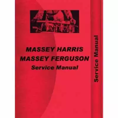 Service Manual Fits Massey Harris 101 101 • $39.54