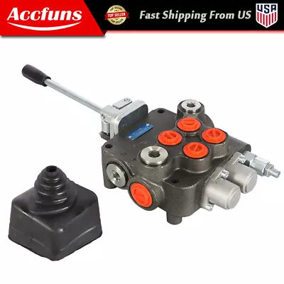 21GPM 2 Spool Hydraulic Directional Control Valve W/Joystick For Tractor Loader • $95.69