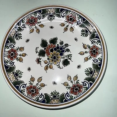 Royal Delft Polychrome Vintage Plate • $37