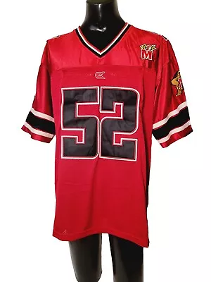 Maryland Terrapins #52 NCAA Red Colusseum Athletics Jersey Mens Sz Large • $39.95