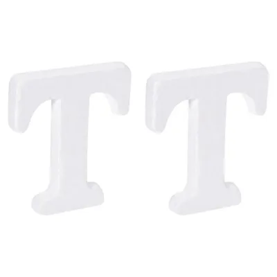 £3.75 • Buy Foam Letters T Letter EPS White Polystyrene Letter Foam 100mm/4 Inch, Pack Of 2