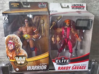 Wwe Mattel Figures Ultimate Warrior & Macho Man • £100