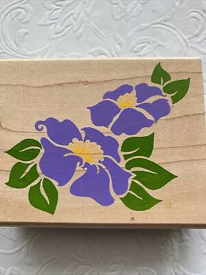 Morning Glory Flower Rubber Stamp By Rubber Stampede New Large • $8.25