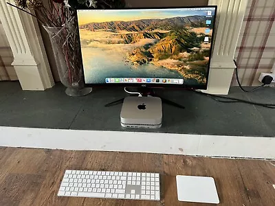 Apple MacMini M1 Curved Gaming Monitor Dock 500Gb Magic Keyboard & Trackpad • £275