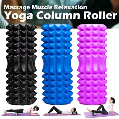 Roller Yoga Column Gym Pilates Massage Physio Back Fitness Point Trigger AU • $20