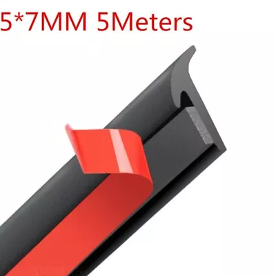 5M Car Rubber Door Side Window-Trim Edge Moulding Weatherstrip Seal Strip V-Type • $8.99