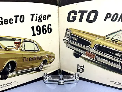 Mpc 1966 Pontiac  Gto  Annual Kit#11-200 Amt 1/25 Nos Chrome Grille/bumper Only • $39.99