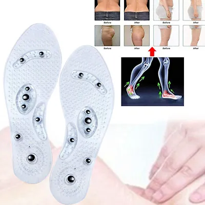 £6.89 • Buy 1 Pair Acupressure Care Relief Foot Pain Health Magnetic Shoe Insoles Massage